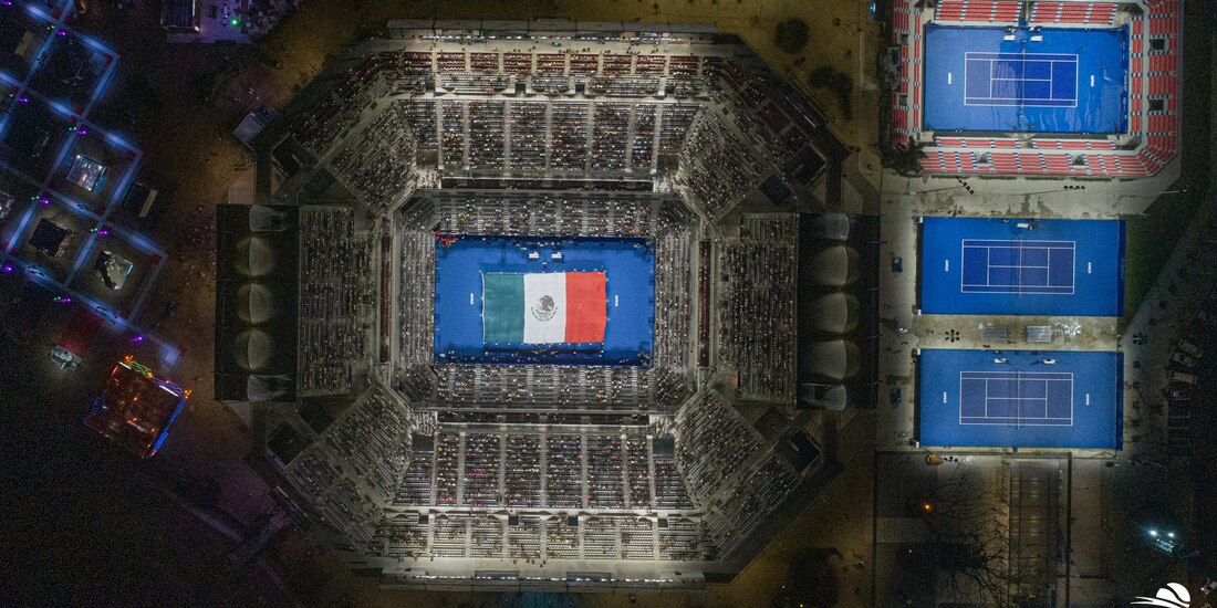El complejo de tenis en Acapulco es un símbolo en México.