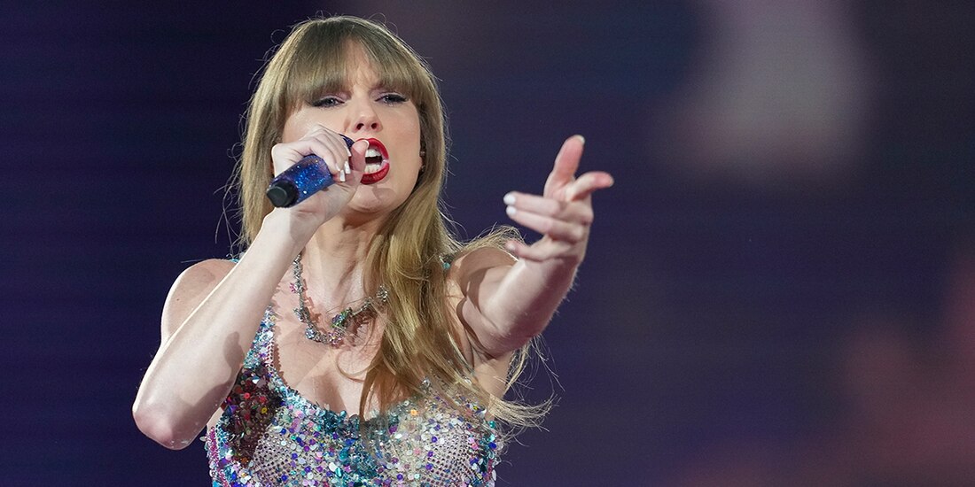 Taylor Swift durante su presentación "The Eras Tour" en Tokyo Dome, Japón el 7 de Febrero 2024