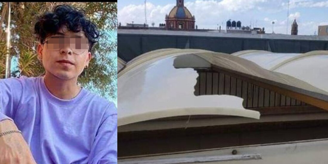 Gerardo falleció tras caer del techo que limpiaba en una tienda de ropa.