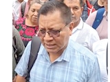 ISAEL GONZÁLEZ, secretario de la sección 7 de la coordinadora, ayer.