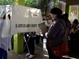 Mexiquenses regresan a las urnas este domingo 4 de junio; en foto, casillas electorales en Toluca, en 2018.
