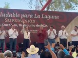 Sheinbaum y AMLO en Durango.