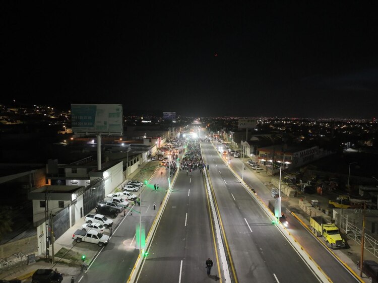 Fotografía del nuevo Circuito Potosí, inaugurado este miércoles por el gobernador Ricardo Gallardo.