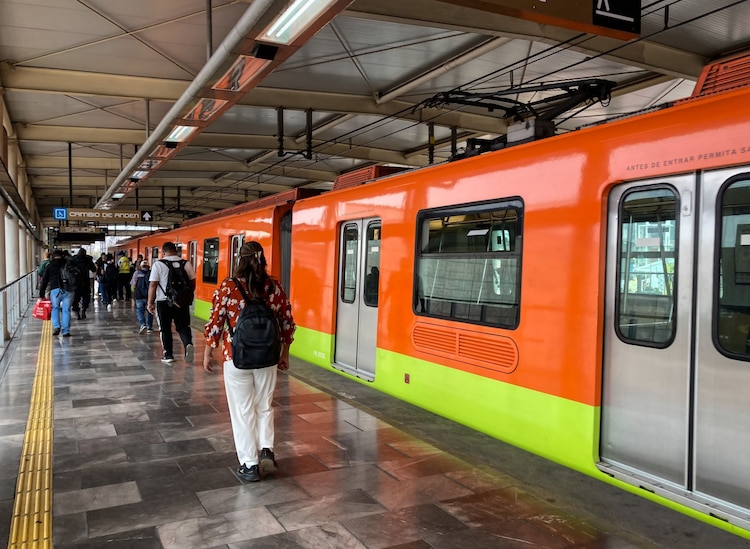 Aspecto del Metro de la Ciudad de México.