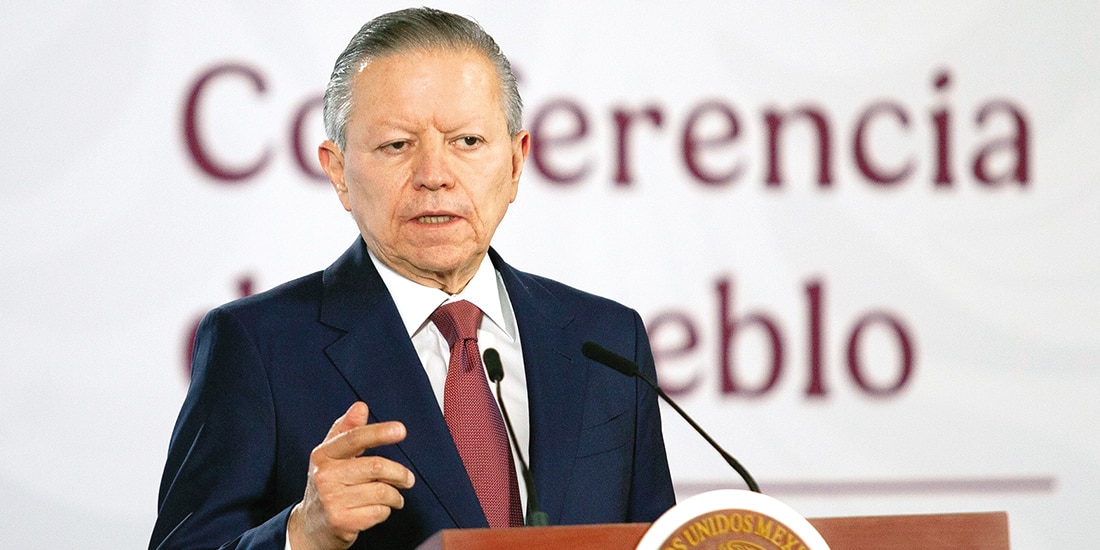 El coordinador general de Política y Gobierno de la Presidencia, ayer.