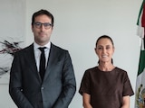 Claudia Sheinbaum se reúne con Carlos Cuerpo y empresarios de España en México.