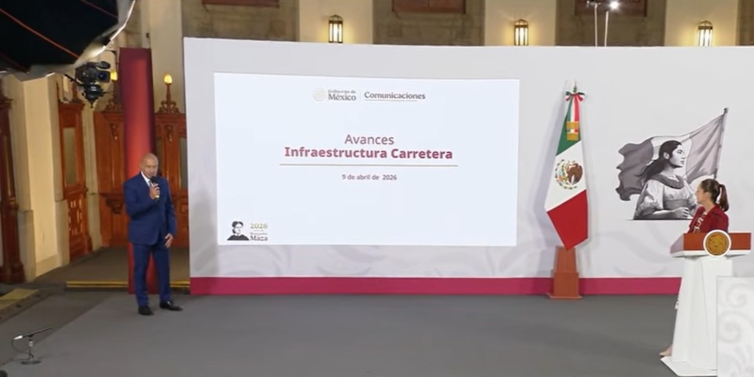 El Secretario de Infraestructura, Comunicaciones y Transportes ofreció la información en Palacio Nacional.