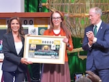 Mikel Arriola, Olivia Salomón, Gabriela Cuevas e Ivar Sisniega, ayer, en la presentación