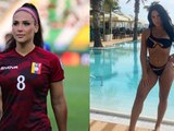 Sonia María es una jugadora profesional de futbol nacida en Canadá, pero que juega para la Selección de Venezuela