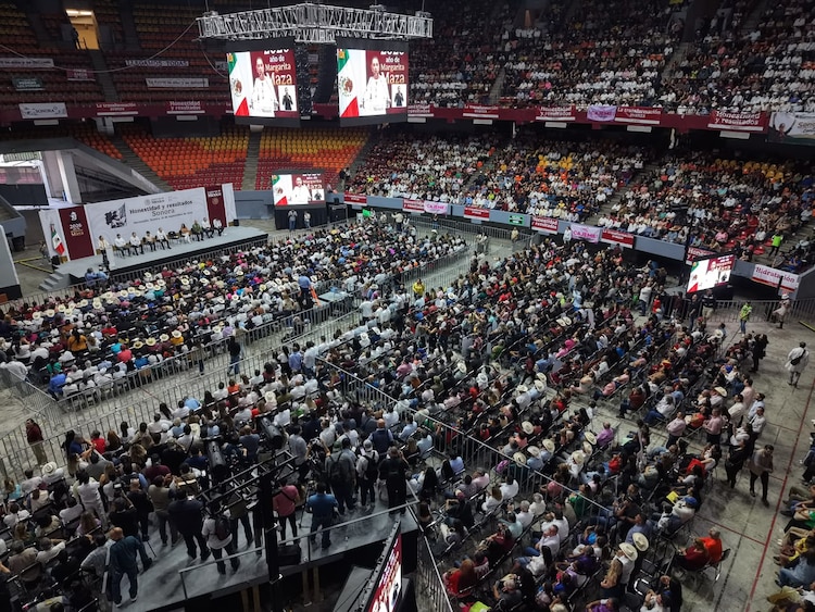 Presidenta Claudia Sheinbaum Pardo durante su visita a Hermosillo, Sonora, el 26 de septiembre de 2026.