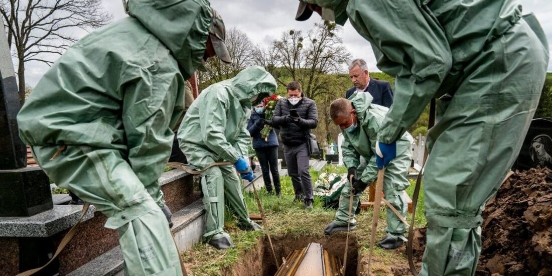 Muertes por pandemia en Estados Unidos.