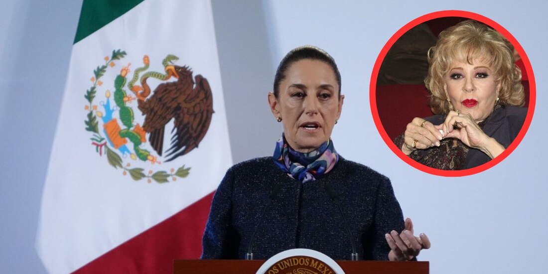 Sheinbaum lamenta muerte de Silvia Pinal.