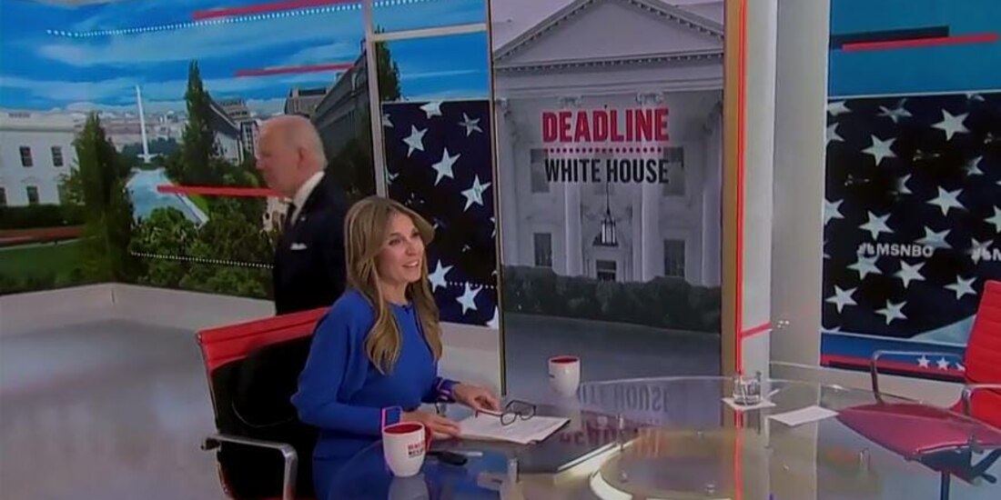 El presidente Biden se retiró de una entrevista en vivo.