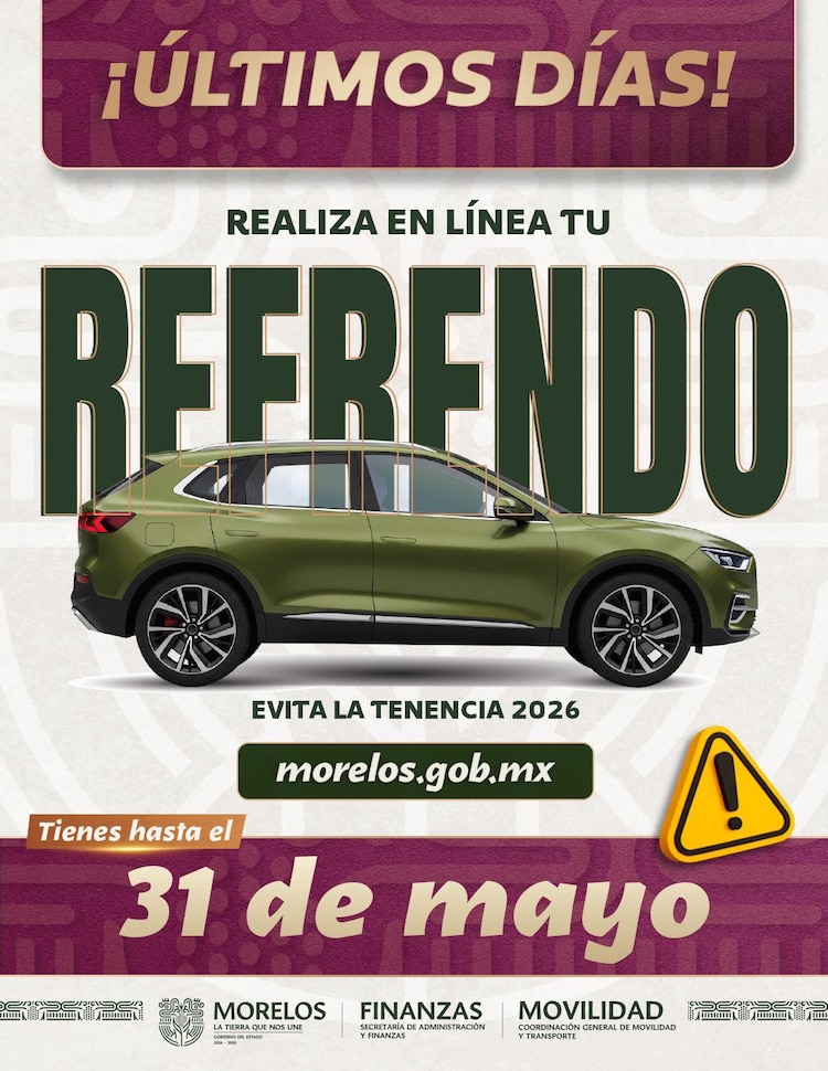 Pago de refrendo vehicular en Morelos