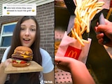 Una joven dejó su empleo en McDonald's para ser tiktok y ahora gana hasta 10 mil dólares al mes