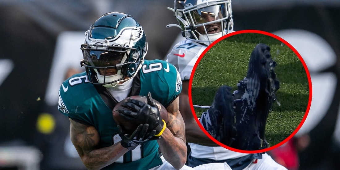 El Philadelphia Eagles vs Tennessee Titans de la NFL se jugó con altas temperaturas en el campo