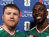 El delantero mexicano fue reconocido tras el México vs. Sudáfrica por el pugilista tapatío.