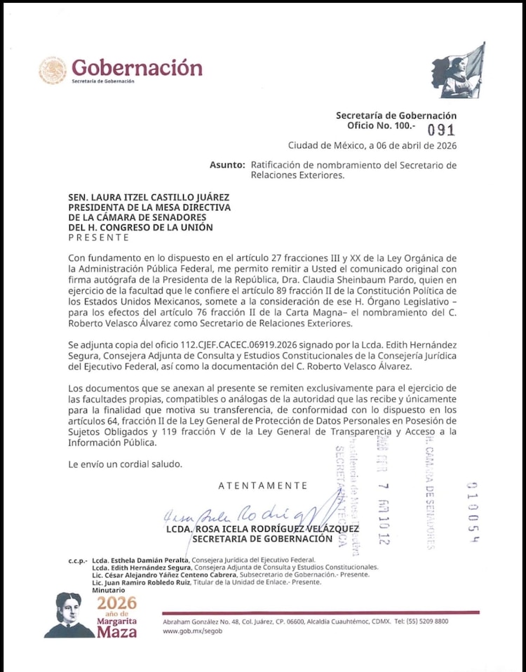 Documento oficial.