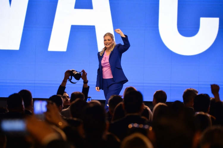 La gobernadora de Chihuahua, Maru Campos Galván.