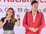 Evelyn Salgado entrega reconocimiento a medallistas de los Juegos Nacionales Conade 2023.