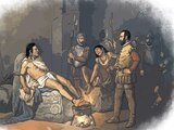 Cuauhtémoc fue torturado por Cortés para que revelara la ubicación del oro tras
su rendición.