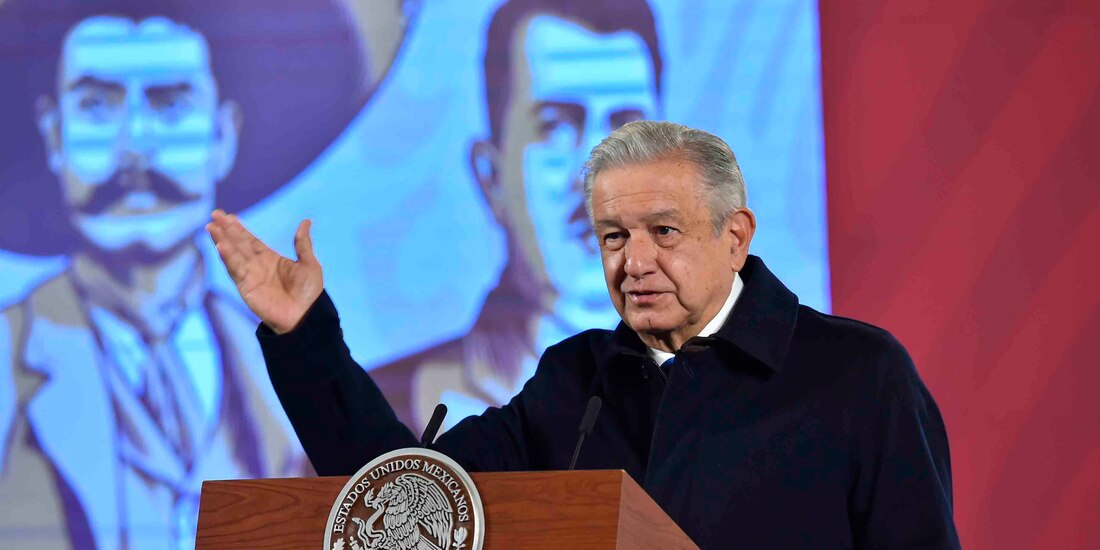 El Presidente Andrés Manuel López Obrador (AMLO). 