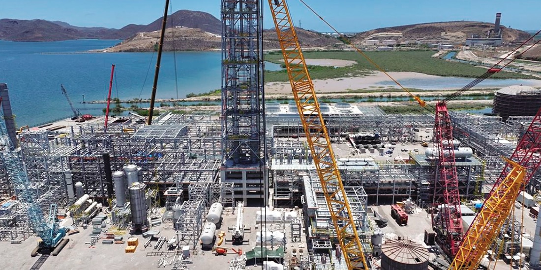 Planta de fertilizantes en Topolobampo, Sinaloa, en imagen de archivo.
