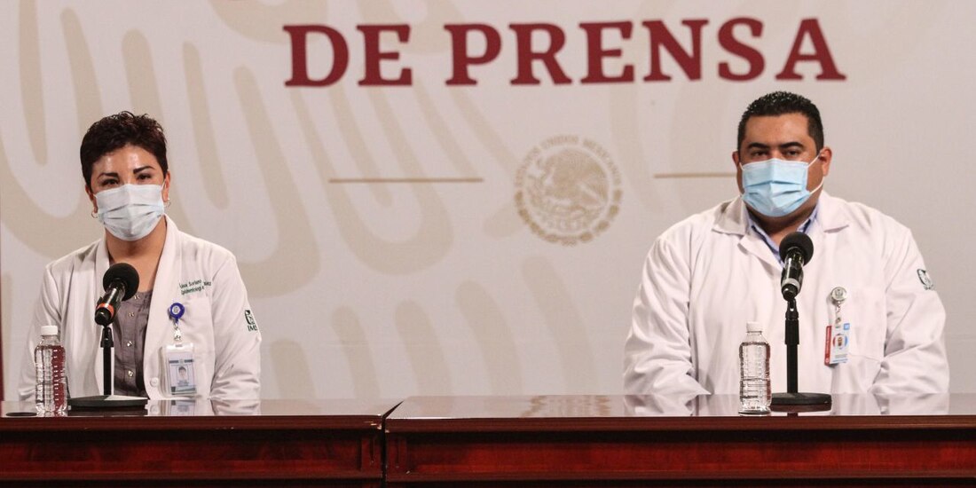 Los doctores María Luisa Soriano Rodríguez y Javier Michel García Acosta.