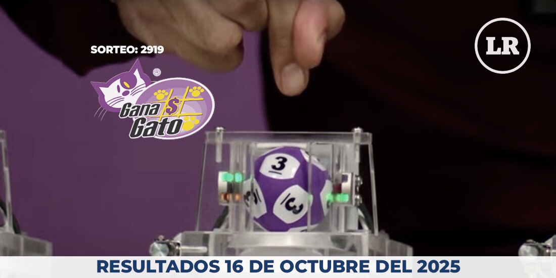 Resultados del Gana Gato 2919 del 16 de octubre del 2025.