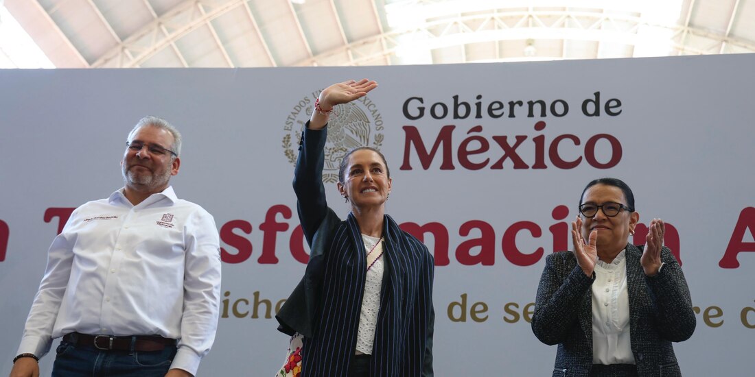 La Presidenta Claudia Sheinbaum Pardo desde Michoacán