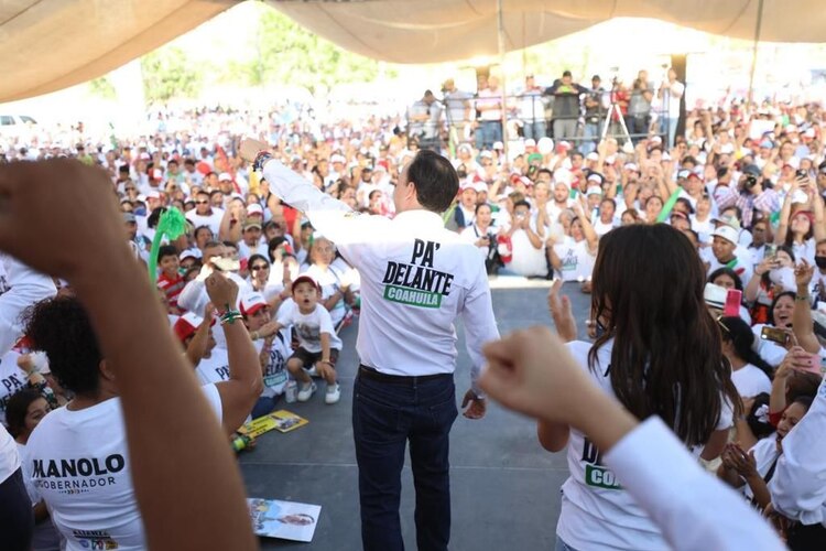 Manolo Jiménez, candidato en Coahuila.