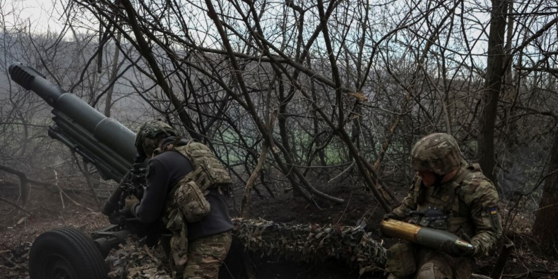 Soldados en Ucrania.