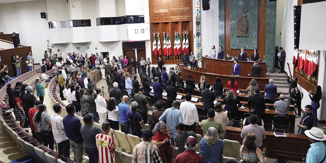 SESIÓN ORDINARIA del Congreso de Sinaloa, celebrada el 1 de abril de 2025.