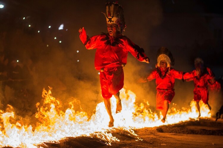 Un carnaval diabólico.