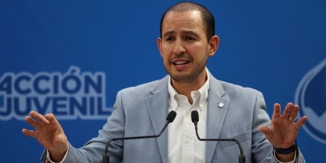 Dirigente nacional del PAN, Marko Cortés Mendoza