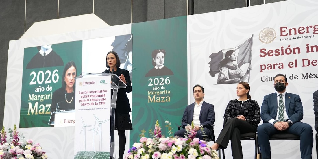 La secretaria de Energía, Luz Elena González Escobar.