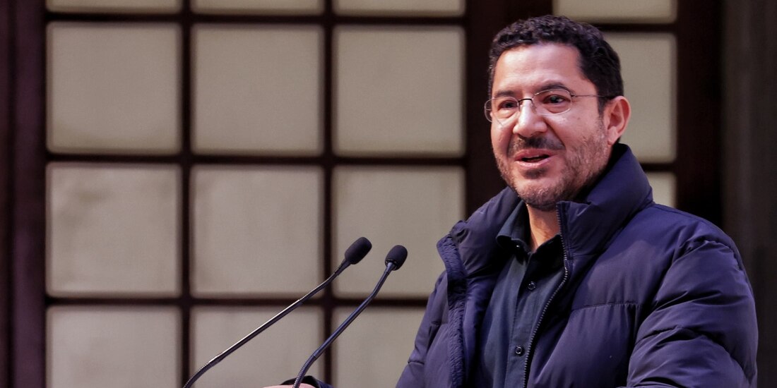 El Jefe de Gobierno, Martí Batres, durante una conferencia de prensa 