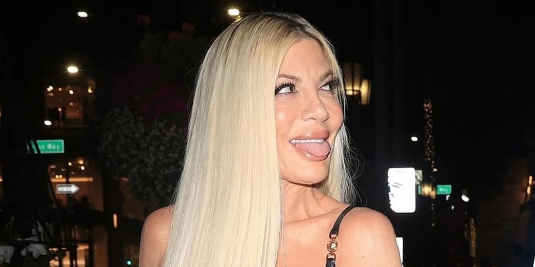 Tori Spelling sufre accidente automovilístico con sus hijos