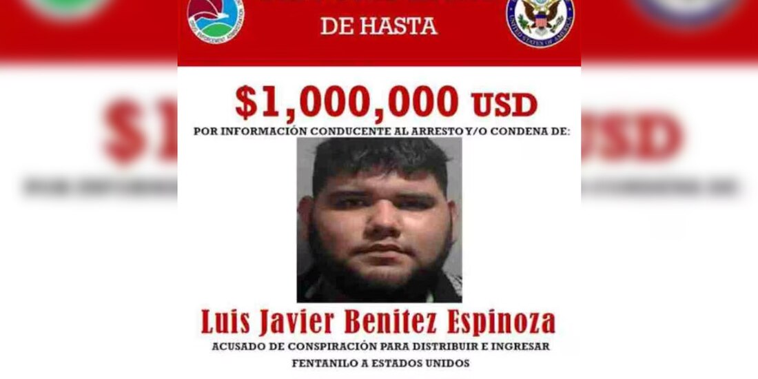 Luis Javier Benítez, "El 14", buscado por autoridades de Estados Unidos.