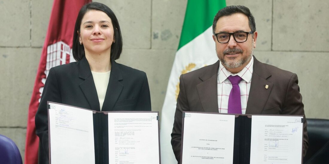 IPN y Universidad de Oxford firman convenio para crear en el futuro un biobanco.