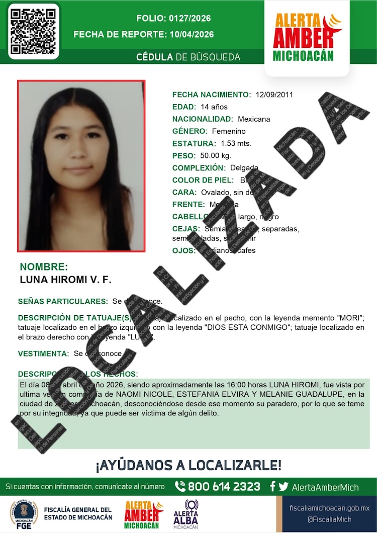 Localizan a jóvenes en Michoacán tras labores de búsqueda.