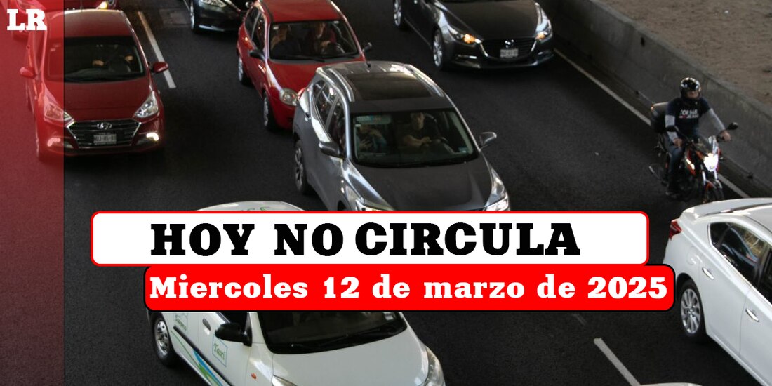 Consulta los autos que no pueden circular este miércoles 12 de marzo de 2025 en la Ciudad de México y el Estado de México.
