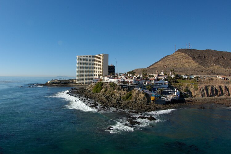 Rosarito, una de las playas más importantes del país.