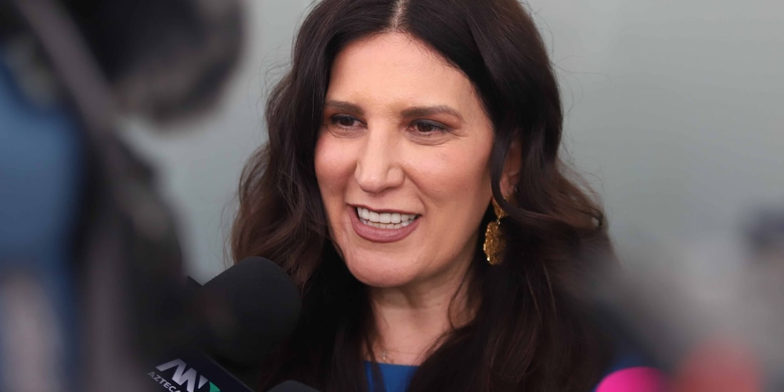 Kenia López Rabadán, presidenta de la mesa directiva en la Cámara de Diputados