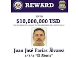 Ficha de búsqueda contra El Abuelo emitida por Estados Unidos.