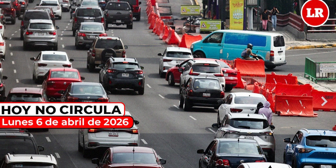 Revisa cómo aplica el Hoy No Circula este lunes 6 de abril de 2026 en CDMX y Edomex.