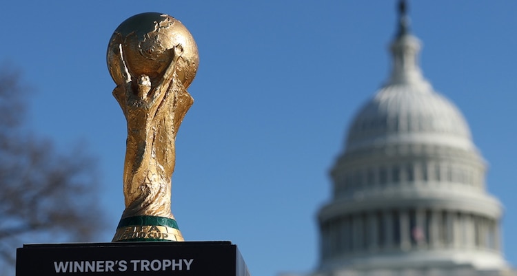 El trofeo de campeón de la Copa del Mundo 2026