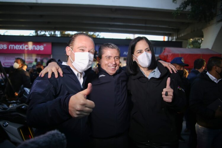 En el evento estuvieron presentes los alcaldes Santiago Taboada, Giovani Gutiérrez y Lía Limón