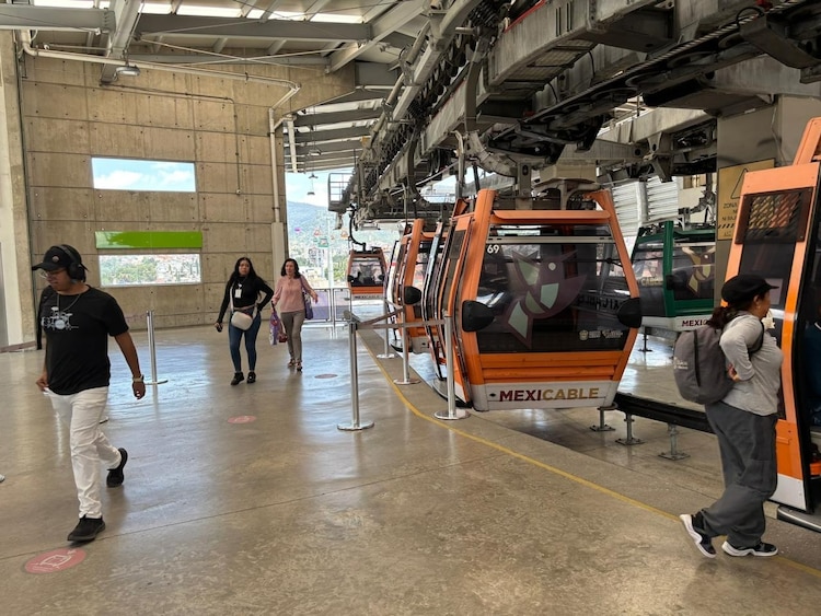 Mexicable, uno de los transportes públicos del Estado de México.