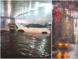 Lluvias provocaron una severa inundación en un bajopuente de Periférico y Picacho Ajusto.